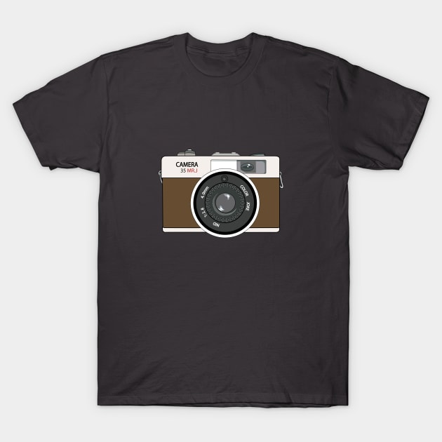 Vintage Camera T-Shirt by MrJoke